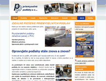 Tablet Screenshot of podlahyaz.sk